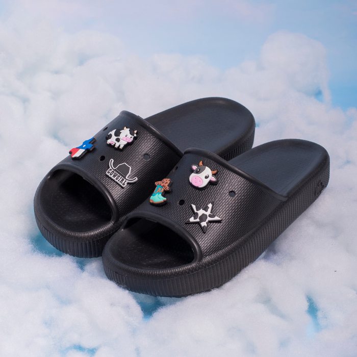 Nuvem Cow (Acompanha 6 Pins) Preto