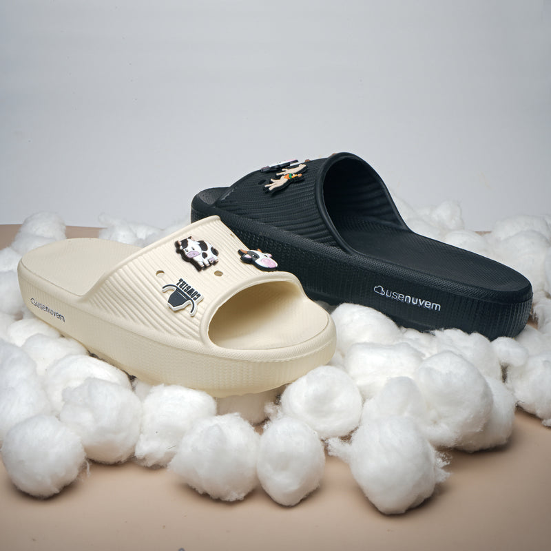 Nuvem Cow (Acompanha 5 Pins) Preto