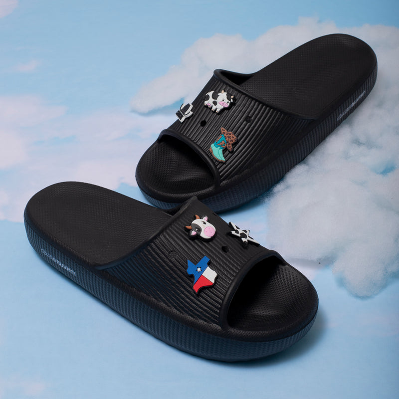 Nuvem Cow (Acompanha 5 Pins) Preto
