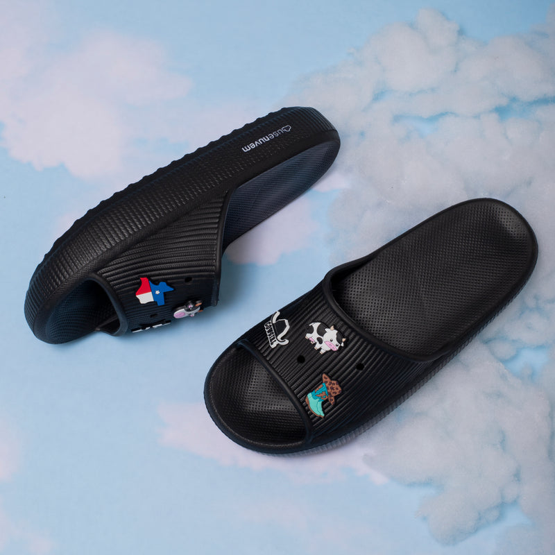 Nuvem Cow (Acompanha 5 Pins) Preto