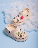 Clog Plataforma Country (Acompanha 8 Pins Especiais)