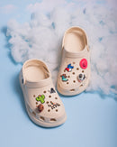 Clog Plataforma Country (Acompanha 8 Pins Especiais)