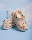 Clog Plataforma (Acompanha 6 Pins Especiais)