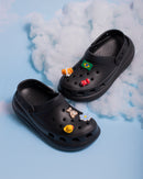 Clog Plataforma (Acompanha 6 Pins Especiais)