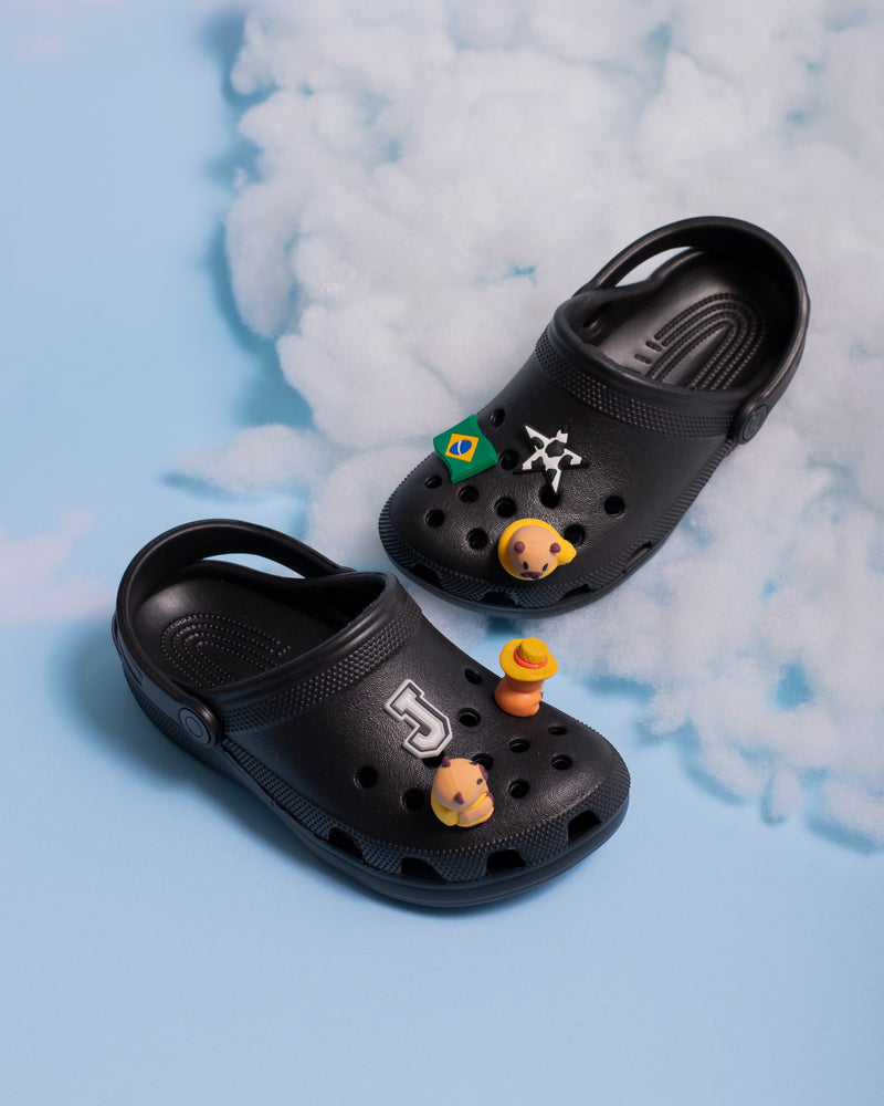Clog Nuvem Capivara INFANTIL (Acompanha 6 Pins)