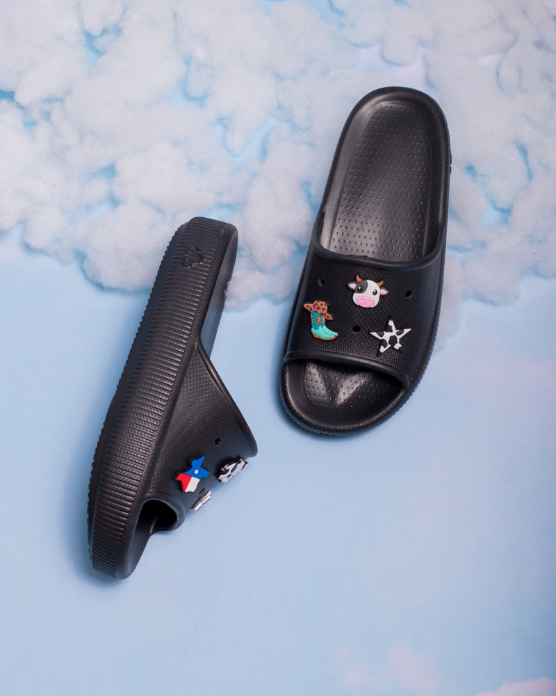 Nuvem Cow (Acompanha 5 Pins) Preto